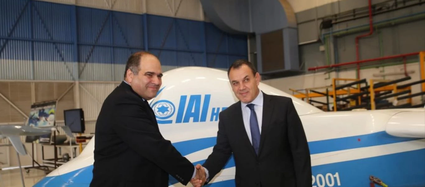 Στο Ισραήλ ο Ν.Παναγιωτόπουλος με «φόντο» τα UAV ΗΕRΟΝ που προμηθεύεται η ΠΑ (βίντεο)
